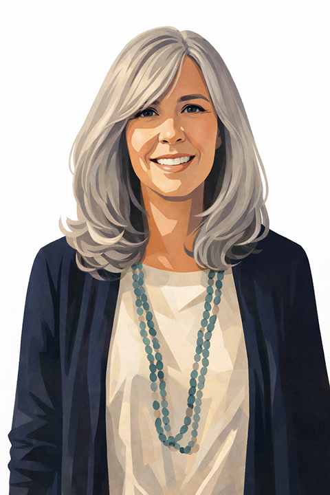 Deborah Christie &mdash; illustrated portrait